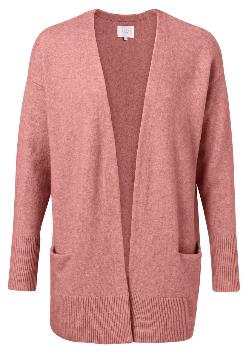 Wool Blend Cardigan Terracotta - BouChic 